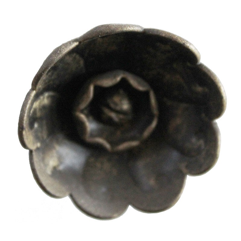 3218 Rose Flower Knob Wrought Iron Furniture Handle Lorenz Ferart