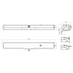 Kato305 Syncro Nekos Chain Actuator 230V 300N Adjustable Stroke till 500mm